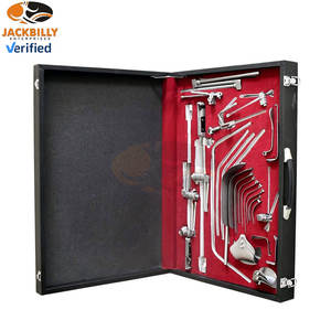 Juego completo de retractor Thompson de acero inoxidable de alta calidad con múltiples cuchillas y componentes de marco para una retracción de precisión - Product Image 4