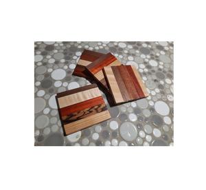 Classical Wooden Coaster Set of 4 With Holder Modern <b>Epoxy</b> Resin Coasters <b>Epoxy</b> Drink Wine Genuine Acacia Wood Manufacture - Product Image 3