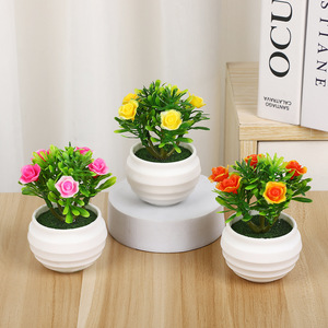 Phong cách Bắc Âu mô phỏng sáng tạo va chạm dứa hoa hồng nhỏ trong nhà phòng khách cửa sổ bay văn phòng chậu cây nhỏ - Product Image 2