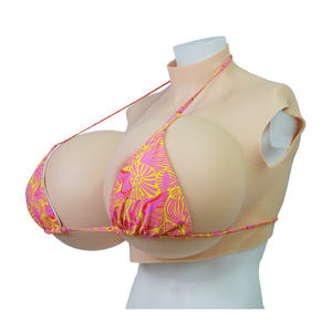 Kunstmatige Pure Siliconen Borsten Realistische Zachte Siliconen Borsten Hoge Kraag Een Stuk Grote Borsten Voor Mannen Tot Vrouwen - Product Image 4