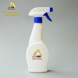Botella limpiadora de detergente con bomba de plástico HDPE blanco de 350ml del proveedor verificado con pulverizador de gatillo químico - Product Image 6