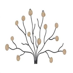 Affichage intérieur en métal de décor d'art de mur de fer forgé d'or pour la décoration d'intérieur élégante de salon - Product Image 6