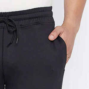 Pantalon décontracté pour homme, sportif, taille mi-haute, couleur unie, 100% polyester, faible MOQ 10 pièces - Product Image 3