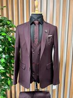 Costumes de mariage et d'affaires pour hommes, coupe ajustée, les plus populaires, grande taille, anti-plis, double boutonnage, sur mesure, première classe