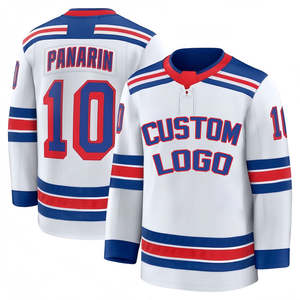 Jersey de Hockey sobre Hielo Personalizado, Uniforme Profesional de Equipo, Panarin 10, Shesterkin 31, Kreider 20, Nombre y Número Personalizados, Deportivo - Product Image 1
