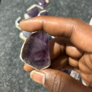100% Natural Amethyst Slice Cabochon Custom Size <b>Healing</b> <b>Crystal</b> Quartz Loose Gemstone Wholesale Gemstone Cabs - Product Image 3