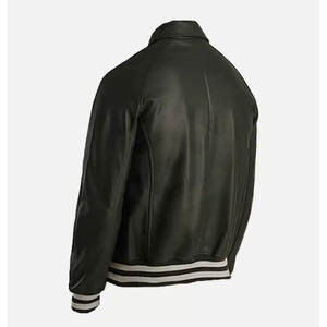 Veste Letterman de super qualité au design unique pour hommes Nouvelle veste Letterman en cuir pour hommes à vendre - Product Image 6