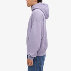 Alta calidad 360gsm Heavyweight Pullover Hombres Sudadera con capucha Hombro caído Sin cuerdas Sudaderas con capucha de gran tamaño Diseño Patrón sólido para el invierno - Product Image 4
