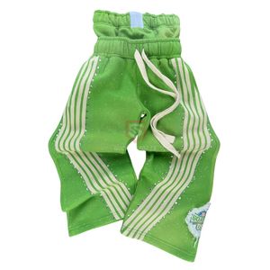 Buy Streetwear Luxury Rhinestone Embroidered Green Tracksuit Set Oversized Zip Up Hoodie Jogger Pants Men Women Sweat Suits - Product Image 2