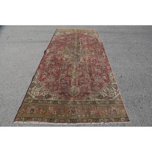 พรมปูพื้นขนาดใหญ่สไตล์ตุรกีสีเบจสีแดงคลาสสิก4.9ft x 11.1ft 10มมผ้าขนแกะโบฮีเมียนดีไซน์สี่เหลี่ยมผืนผ้าสำหรับโถงทางเดินห้อง - Product Image 1