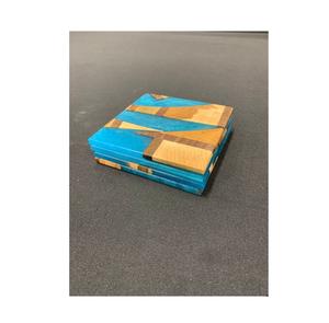 La mayoría de los regalos de boda de Diseño Europeo, posavasos de madera y resina de alta calidad, posavasos para cocina, recién llegado - Product Image 1