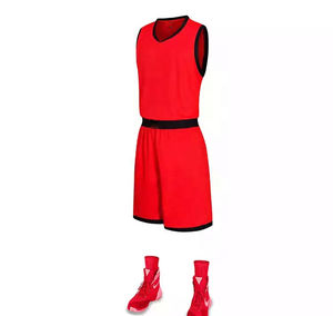 Maillot de basket-ball vierge maillot de basket-ball d'entraînement et vêtements de basket-ball courts personnalisés en prix de gros pour adultes OEM - Product Image 4