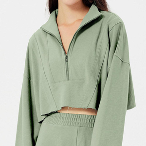 เสื้อฮู้ดดี้สีพื้นเรียบแบบสั่งทำพิเศษ ไซส์ใหญ่ ระบายอากาศได้ดี รุ่น 420 เสื้อผ้าลำลองฤดูหนาว ทรงโอเวอร์ไซส์ เสื้อฮู้ดดี้แบบสวมหัวสำหรับผู้หญิง - Product Image 6