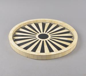 Bandeja de Madera Grande Ecológica Personalizada al por Mayor, Plato para Servir con Asa, Platos de Mesa para Café y Té, Hechos a Mano, Modernos - Product Image 1