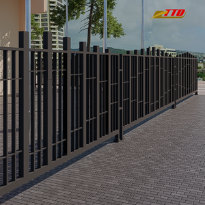 Vallas de hierro forjado de primera calidad, puertas de enrejado de cercado de metal, paneles de cercas de jardín para exteriores, cercas de privacidad, cercas de aluminio y vinilo - Product Image 2