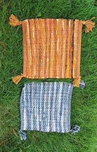 Alfombra de área grande bohemia de algodón Natural 100%, Alfombra de yute tejida a mano para suelo de sala de estar, juego de alfombrillas de trapo trenzadas hechas a mano - Product Image 5