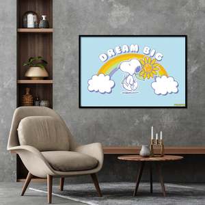 Modern Style for Snoopy <b>Poster</b> From Peanuts for Birthday Decorations Wall Usage Paper Material - Product Image 2