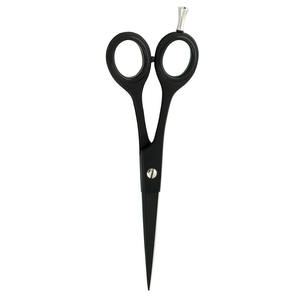 Ciseaux de coupe de cheveux de couleur noire lame tranchante en gros barbier 6 pouces ciseaux de coiffure avec repose-doigt - Product Image 5