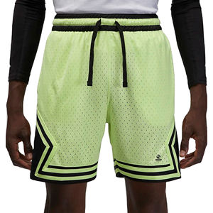 Pantalones cortos de poliéster 100% para hombre, pantalones cortos de gimnasio para hombre con cremallera, pantalones cortos de malla transpirables de secado rápido - Product Image 1