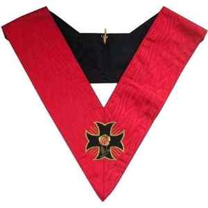 เครื่องราชอิสริยาภรณ์เมสัน นัทเชอร์ โรส ครูซ ระดับที่ 18 ปลอกคอปักมือแบบกำหนดเอง เครื่องราชอิสริยาภรณ์เมสัน ปลอกคอ - Product Image 5