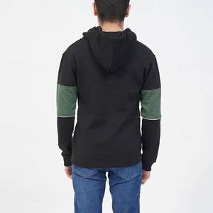 Sweat à capuche épais à deux panneaux de haute qualité avec accent avant personnalisé, capuche à cordon de serrage surdimensionné et conception de poche intérieure cachée - Product Image 3