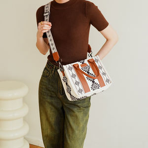 Custom Kleine Western Vintage Dames Portemonnees Handtassen Vrouwen Crossbody Schouder Boho Aztec Print Draagtas - Product Image 6