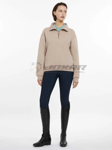 Jersey de entrenamiento para mujer para montar a caballo, elegante sudadera a prueba de viento, ropa ecuestre de calidad, jersey para montar a caballo para mujer - Product Image 2