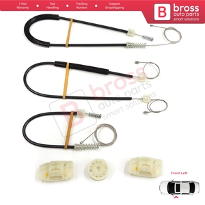 Juego de Reparación de Elevalunas Eléctrico BWR453, Puerta Delantera Izquierda para Leon MK2 1P 1P1 2005-2012 5 Puertas HB 1P0837461A - Product Image 2