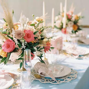 For Kitchen Restaurant Wedding Vietnam <b>Round</b> Whitewash <b>Placemat</b> Rattan Handwicker <b>Placemat</b> - Product Image 6