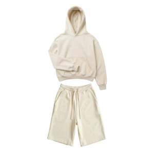 Ropa Deportiva Arctic Wolf, Sudadera Corta Z25 y Pantalones Cortos Holgados Z24, 530GSM, Jersey con Forro Polar Orgánico - Product Image 1