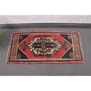 พรมวินเทจ 1.8x3.5 ฟุต (54x108 ซม.) ลายพรางสีแดง พรมตุรกี - Product Image 2