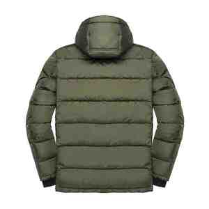 Chaqueta Acolchada Personalizada para Hombre, Impermeable, Larga, Delgada, de Gran Tamaño, con Logotipo OEM, para Invierno, Disponible en Dos Colores - Product Image 2