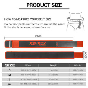 เข็มขัดเวลโครแบบปรับได้สำหรับยกน้ำหนัก  พร้อมแผ่นรองหลังนีโอพรีน  อุปกรณ์ฟิตเนสสำหรับออกกำลังกาย  บริการ OEM, ODM - Product Image 4