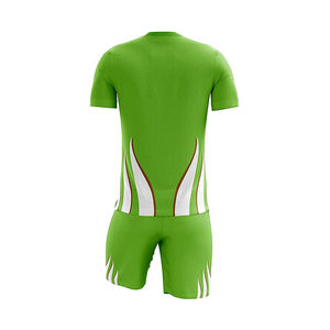 Maillot de football de haute qualité pour hommes, ensemble de couleurs personnalisées à partir de polyester d'usine avec impression de logo personnalisé pour adultes - Product Image 3