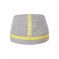 ÉDITION LIMITÉE Fabriqué en usine WW2 ALLEMAND WW11 VISOR SA Kepi SHAKO Black Top HAT