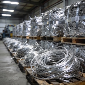 Déchets de fil d'aluminium 6063 de qualité industrielle, pièces de fil propres et brillantes pour la fonderie et la fabrication d'alliages - Product Image 5