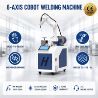 Robot collaboratif à 6 axes pour soudage direct usine, soudeuse MIG Cobot, charge utile 10 kg, portée 1400 mm, certifié CE