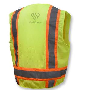 Gilet de sécurité réfléchissant respirant haute visibilité avec poches Vêtements de travail confortables - Product Image 2