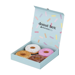 Cajas de Donuts para Panaderías al por Mayor <span class=keywords><strong>a</strong></span> Bajo Precio con Logotipo, Económicas, Aceptan Tamaño Personalizado, Cajas de Papel Cuadradas - Product Image 2