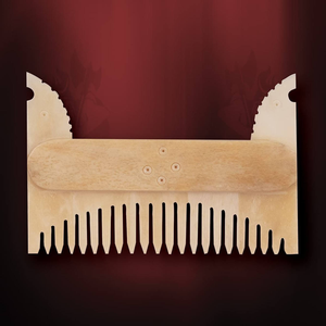 หวีทำมือจากกระดูกสัตว์คุณภาพดีที่สุด ทันสมัย เป็นมิตรกับสิ่งแวดล้อม พร้อมดีไซน์ตามสั่ง-งานฝีมือธรรมชาติจากอินเดีย - Product Image 3