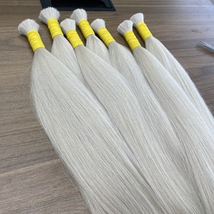 Double Drawn Vietnamese Human Hair Color Natural Wavy Bulk Hair <b>Extensions</b> <b>Cheap</b> Price No Chemical - Product Image 2