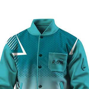 Nouvelle arrivée : veste d'hiver pour homme de style Letterman avec col montant et logo frontal, respirante, écologique, design personnalisable - Product Image 3