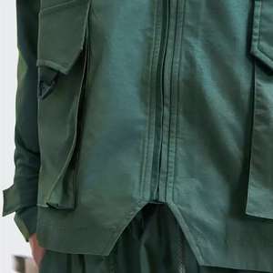 Hommes Automne Nouveau Style Hip Hop Coupe-Vent Sport Cargo Survêtement Top Blank Cargo Design Oversized Jogger Set - Product Image 5