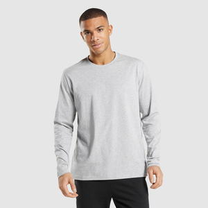 Camiseta de manga larga para hombre de alta calidad, ropa informal cómoda y elegante para todas las estaciones, ropa de calle, logotipo personalizado al por mayor - Product Image 6