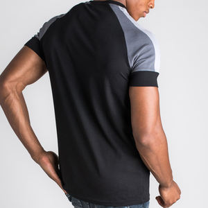 Venta al por mayor 220g camisas de punto por encargo camisetas en blanco con timbre serigrafía patrón sólido y técnicas bordadas - Product Image 2