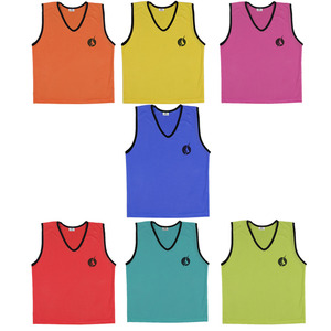 SAS Bavoirs d'entraînement en gros avec cou noir os Football Scrimmages Sports Mesh Pennies Gilets d'entraînement Gilet de football - Product Image 5