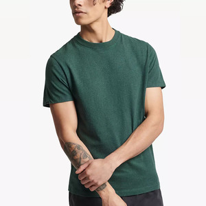 Logo personnalisé T-shirt imprimé à col rond pour hommes 100% T-shirts de qualité supérieure de couleur unie biologique du fournisseur BD - Product Image 6