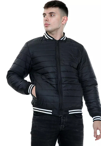 Chaquetas Acolchadas Gruesas al por Mayor, Ropa Exterior Personalizada para Hombre, Estilo Burbuja Personalizado, Cuello Alto, Tela de Lona, Estilo Urbano - Product Image 3