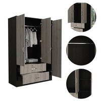 Armoire moderne en miroir avec miroir et tiroirs, vente en gros