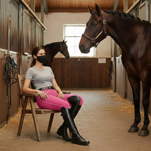 Pantalons d'équitation pour hommes à prix d'usine, avec genouillères, durables, pantalons d'équitation, pantalons d'entraînement, poches zippées - Product Image 4